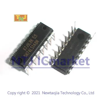 10 БР. На чип за SN74LS148N DIP-16 74LS148N 74LS148 с 8-линий или 3-линий приоритет кодиране на устройството IC