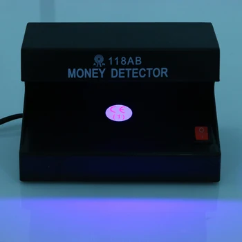 110-220 В УЛТРАВИОЛЕТОВ детектор на фалшиви пари с превключвател за включване/изключване в ЕС
