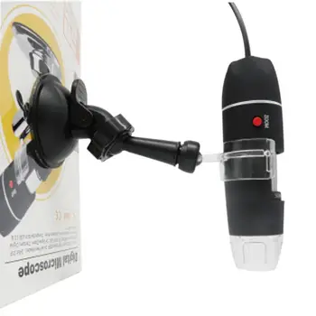 1600X USB цифров Микроскоп Камерата на Ендоскоп 8LED Лупа с пластмасова Поставка