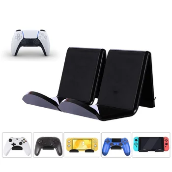 2 бр., гейм контролер, подвесная стойка, държач за монтиране на стена, рафтове за търговски изложения на продукти, скоба за слушалки за PS5 PS4 Xbox Series One Accesorios