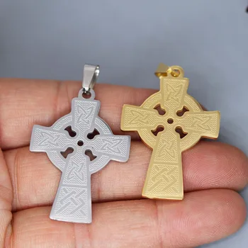 2 бр., чар във формата на келтски кръст, арменските медальони от неръждаема стомана за производство на ръчно изработени бижута