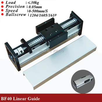 2 елемента BF40-1605-300 мм ефективна линейна употреба движат + дръжка 100 мм