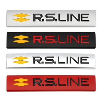 3D Метален Логото на R-Line Автомобили Стикер Емблема на Иконата на Стикер за Renault Clio RS Line Megane Arkana Audi RS7 Lutecia Автостайлинг