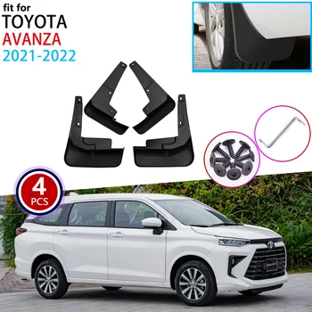 4x за Toyota Avanza Veloz Daihatsu Красимир 2021 2022 Автомобилни Калници Калници Крило на Предните и Задните Колела на Автомобила-стайлинг