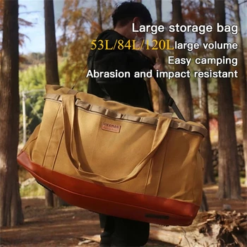 53Л/84Л/120Л, чанта-органайзер за съхранение на открито, холщовая водоустойчив износостойкая посуда, чанта за пикник, къмпинг