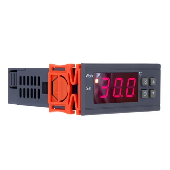 90 ~ 250 В 10A дигитален регулатор на температурата на термопара -50 ~ 110 градуса по Целзий с датчик за подреждане