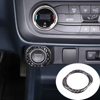 ABS Автомобилен стайлинг, пръстен за ключа за свещи, декоративна лента, стикер, декорация, подходяща за Ford Maverick 2022, аксесоари за авто интериор