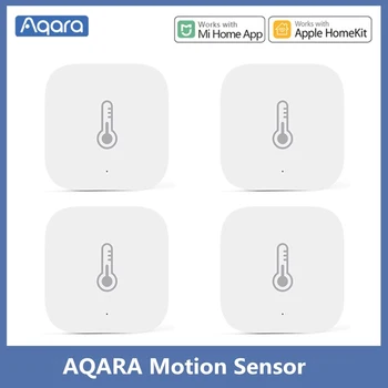 Aqara Интелигентен сензор за налягане на въздуха, температура и влажност на въздуха на околната среда дистанционно управление Zigbee Работи с Xiaomi Home Homekit Портал Hub