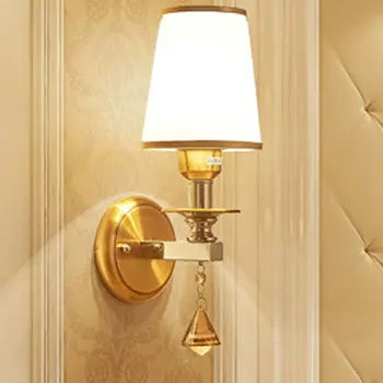 B010 Модерен минималистичен led монтиран на стената лампа с кристали, лампа за спални, хол, кабинет, ТВ-фон, монтиране на украса за дома