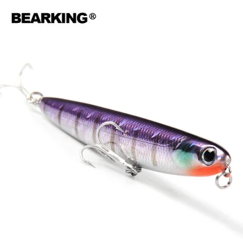 Bearking професионални риболовни принадлежности лидер на продажбите, 5 бр./лот, риболовна стръв 110 mm 13 г, карандашная стръв, своеобразна атракция за къмпинг, риболовна стръв на открито