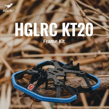 HGLRC KT20 2-инчов FPV-дрон Cinewhoop, подмяна 90 мм комплекта рамка от въглеродни влакна 3K