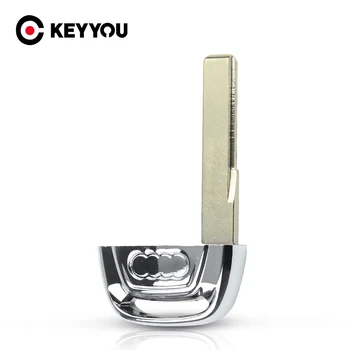 KEYYOU Дистанционно Ключ Режисьорско Нож За Audi Q5 A4L A5 A6 A7 A8 RS4 RS5 S4 S5 Smart Key Shell