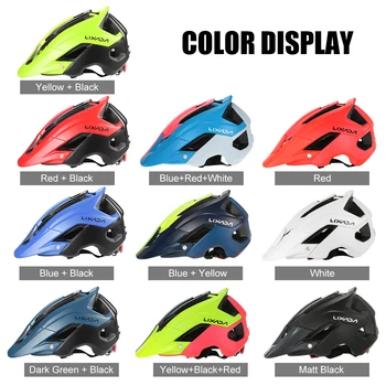Lixada Планински велосипед, Велосипеди шлем, Спортна предпазна каска, 13 вентилационни отвори, ультралегкий планински велосипеди шлем