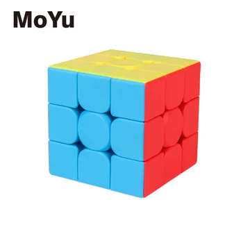 MOYU Meilong 3x3 Magic Speed Cube Мейлонг 3 Професионален Мейлонг 2x2 Детски пъзел Кубче meilong3 C Углеродным влакна