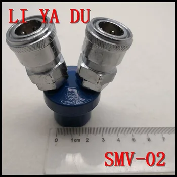SMV-2 кръг двустранен быстроразъемный конектор тип C SMY-2 две кръгли съединители за въздушна помпа тип C