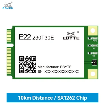 SX1262 Безжичен Suzan с разширен спектър COJXU E22-230T30E MINI PCI-e Стандартен интерфейс UART/RS485/RS232/USB Разстояние 10 км 30 dbm