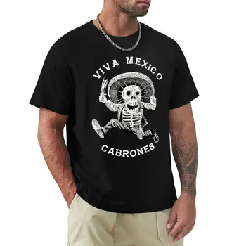 Viva Mexico Cabrones, тениска Mad Mexican Dead Mariachi, къси тениски, тениска блонди, тениски за мъже с шарени