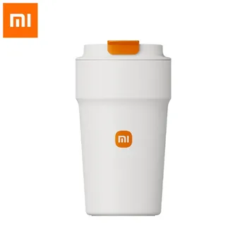 Xiaomi Mijia Изработени по поръчка преносима кафеена чаша 500 мл Термоизоляционная Бутилка за вода с изтичане дизайн от неръждаема стомана 316