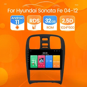 Автомагнитола 2 DIN за Hyundai Sonata Fe 2004-2012 стерео главното устройство GPS Навигация, мултимедия без 2DIN DVD-плейър авторадио RDS