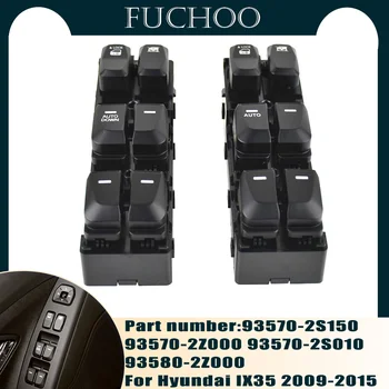 Автомобилен стайлинг За Hyundai IX35 2009-2015 Автомобилен ключ Ляво Електрическо Управление Power Master Window Switch 93570-2S150