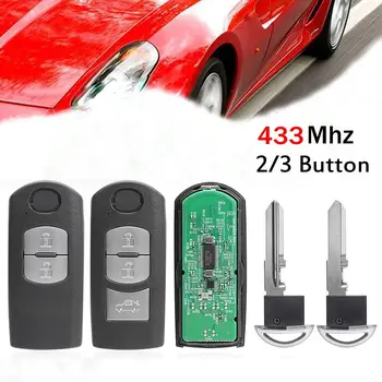 Аксесоари 433 Mhz Здрав Дистанционно Ключодържател 2 бутона без ключ за Mazda 3 2015-2018|За Mazda CX-5 2015-2018