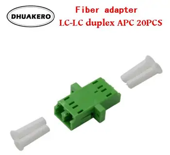 безплатна доставка AB34C LC-LC 20pcs APC двухшпиндельный режим SM оптичен съединител от фланцевого съединител за адаптер