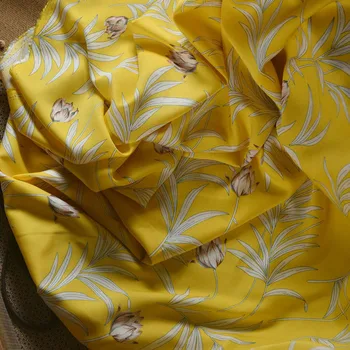 Висококачествен вискозный материал, винтажное рокля tela с флорални принтом и плат рокля