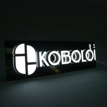 Външни надписи по поръчка Офис знак 3D Led с писмото логото на Табела