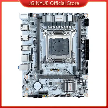 Дънна платка JGINYUE X79 LGA 2011 M-ATX и Поддържа памет Intel Xeon E5 v1 v2 DDR3 1333 Mhz 32 GB M. 2 NVME SATA USB3.0 JY-X79M-V3