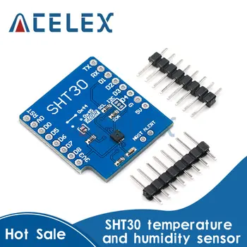 Екран SHT30 за цифров модул сензор за температура и влажност на въздуха WEMOS D1 mini SHT30 I2C