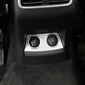 За KIA Sportage 4 QL 2016 2017 2018 2019 2020 ABS автомобилен интериор задни запалката USB рамка на апликации на капака аксесоари За Подреждане
