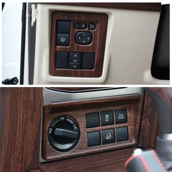 За Toyota Land Cruiser Prado 150 2018-2020, капачката на бутона за включване на фаровете, декорация на интериора, аксесоари за полагане на резервни части