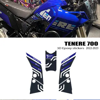 За YAMAHA Tenere 700 Tenere700 World Raid 2022-2023 Аксесоари за мотоциклети 3D стикер от епоксидна смола защитна подплата