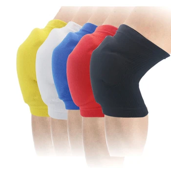 Защитни губчатые наколенници за волейбол, дишащи спортни цветни гел коленете