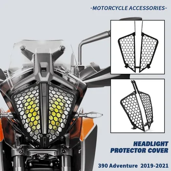 Защитно покритие фарове мотоциклет решетка за 390 Adventure adv 2019 2020 2021 Аксесоари за главата светлина 390ADV 390 Adv