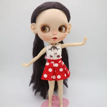 индивидуална кукла направи си САМ joint body blyth кукла за момичета 20180126 лилава коса