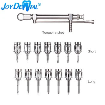 Инструменти за ремонт на зъбни импланти Динамометричен ключ за зъбни импланти с храповиком 10-70 НСМ с драйвери и набор от гаечных ключове Стоматологични инструменти