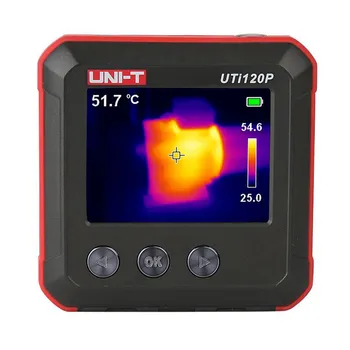 Инфрачервен тепловизор UNIT UTi120P за проверка на автомобила, проверка на температурата на електрическа тръби, камера, USB инфрачервен термометър.