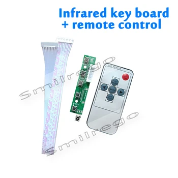 Инфрачервена клавиатура с 6 клавиши + дистанционно управление (без батерия), аксесоари за електроника с LCD дисплей