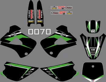 Комплекти стикери за мотоциклетизъм екип 3M 0070 с графична Стикер за Kawasaki KX85-100 1998-2013, стикер на байк за Kawasaki KX85