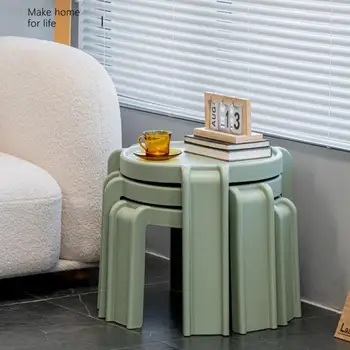 Кръгла масичка за чай в скандинавски стил, Комбиниран диван за хол, крайни масичка за дома, Mesas De Centro Para Сала, масичка за кафе