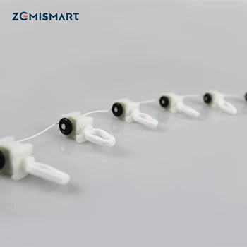 Кука електрическа завеси Zemismart за S-образни завеси със змийска на лентата 6 см 8 см