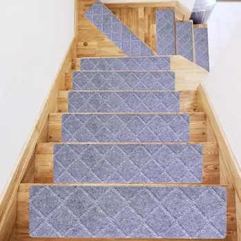 Лестничный килим за Еднократна употреба с нескользящим, Отпечатан от камък, Стълбище възглавница, Лестничный мат, Стоки за дома