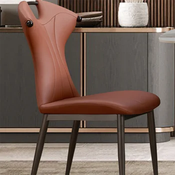 Луксозни дизайнерски столове за дневна, спалня, трапезария, стол за почивка на заден план, италиански шезлонг Rotin, Съвременни мебели WXH35XP