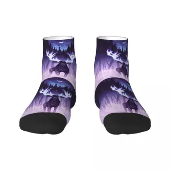 Мъжки чорапи за екипажа Light Of The Dark Deer, стръмни чорапи унисекс, пролет-лято, есен-зима, модел чорапи