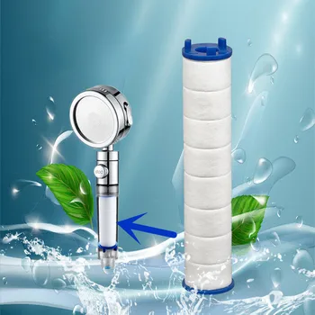 Набор от сменяеми памучен филтър за душ от полипропиленова вата, използвана за пречистване и филтриране на душ главата