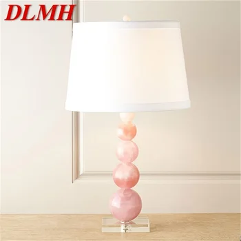Настолна лампа DLMH с димер, керамика, модерни офис в луксозна обстановка, настолна лампа за дома, нощно шкафче
