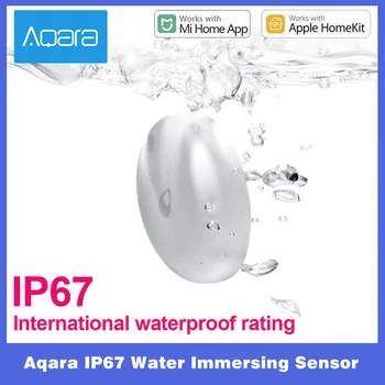 Оригинален Сензор Потапяне Във Вода Aqara IP67 Zigbee Flood Water Сензор Детектор за Течове Аларма Сензор за Накисване За Приложения Mijia