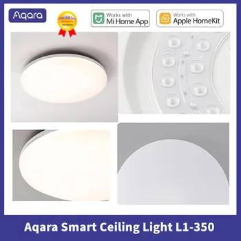 Оригинален Умен Тавана лампа Aqara L1 -350 Zigbee 3.0 с цветова Температура, led Лампа за Спални, Работещ С приложение Mijia Apple Homekit