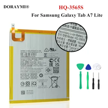 Оригинална Батерия 5100 mah HQ-3565S За Samsung Galaxy Tab A7 Lite, Батерии HQ-3565N, Батерия за телефона + Инструменти